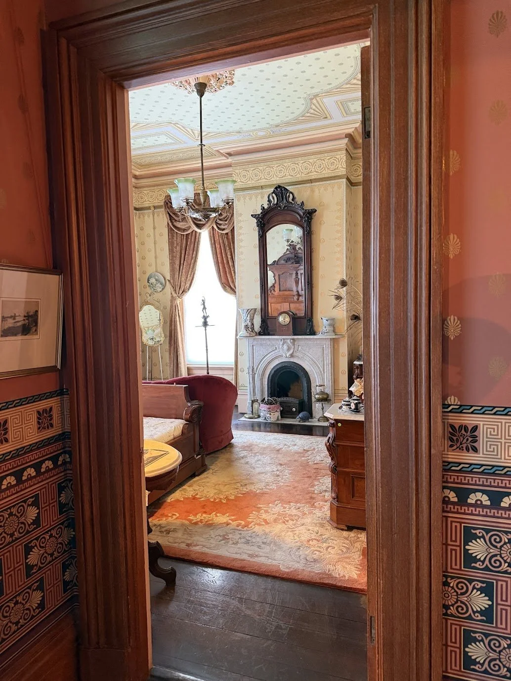 Library detail from the historic archive
